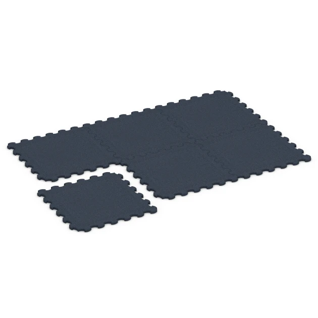 Typische Verlegung oder Einbausituation für den Artikel 6391 von WARCO - Stallmatte Puzzle, Farbton Antraciet in der Abmessung 102,5 x 102,5 x 3 cm | 1,05 m².