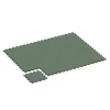 Typische Verlegung oder Einbausituation für den Artikel 6780 von WARCO - Fitness puzzelmat rubber, Farbton Engels gazon in der Abmessung 44,6 x 44,6 x 1,8 cm.