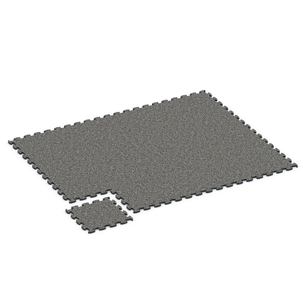 Typische Verlegung oder Einbausituation für den Artikel 6787 von WARCO - Rubberen balkontegel, Farbton Donkergrijs graniet in der Abmessung 44,6 x 44,6 x 1,8 cm.