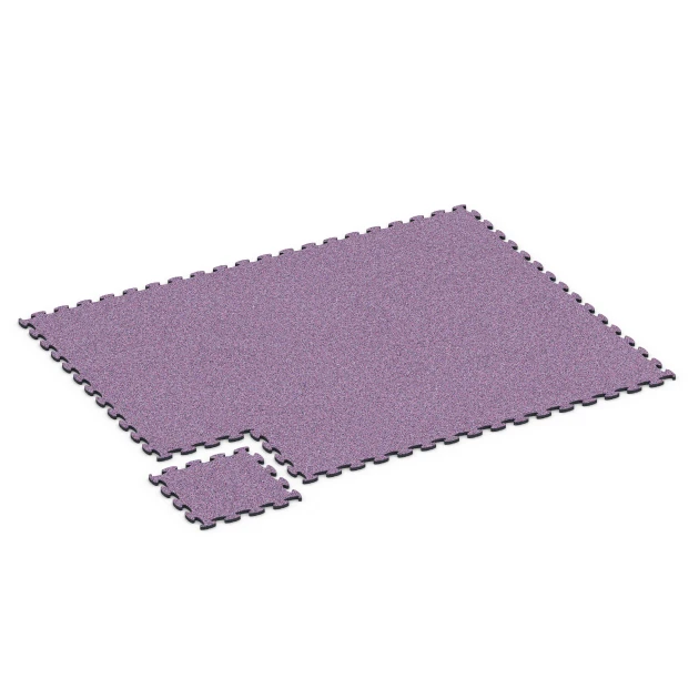Typische Verlegung oder Einbausituation für den Artikel 6801 von WARCO - Agility vloer hondensport, Farbton Lavendel in der Abmessung 44,6 x 44,6 x 1,8 cm.