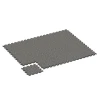 Typische Verlegung oder Einbausituation für den Artikel 6913 von WARCO - Beursvloer kliktegel, Farbton Donkergrijs graniet in der Abmessung 44,6 x 44,6 x 1,8 cm.