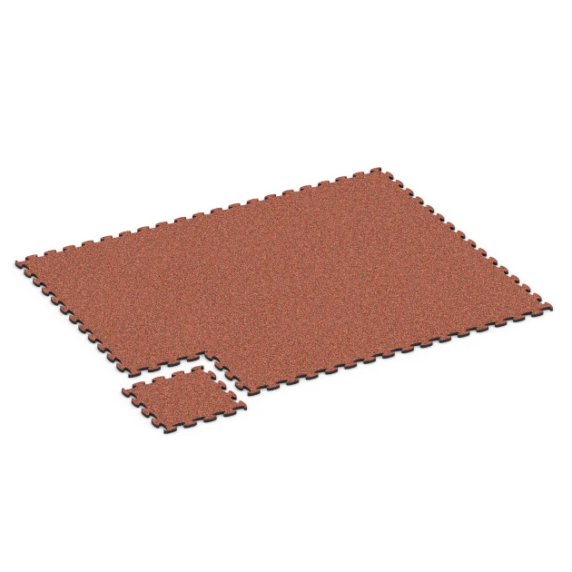 Typische Verlegung oder Einbausituation für den Artikel 6899 von WARCO - Hondensportvloer indoor, Farbton Etna in der Abmessung 44,6 x 44,6 x 1,8 cm.