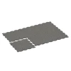 Typische Verlegung oder Einbausituation für den Artikel 6868 von WARCO - Fitness Max vloersysteem, Farbton Donkergrijs graniet in der Abmessung 97,1 x 97,1 × 1,8 cm.