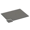 Typische Verlegung oder Einbausituation für den Artikel 6841 von WARCO - Fitness Active vloertegel, Farbton Donkergrijs graniet in der Abmessung 44,6 x 44,6 × 2,8 cm.