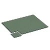 Typische Verlegung oder Einbausituation für den Artikel 6942 von WARCO - Terrastegels rubber, Farbton Engels gazon in der Abmessung 44,6 x 44,6 × 2,8 cm.