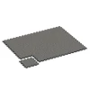 Typische Verlegung oder Einbausituation für den Artikel 6877 von WARCO - Fitness Max vloersysteem, Farbton Donkergrijs graniet in der Abmessung 44,6 x 44,6 × 2,8 cm.