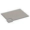 Typische Verlegung oder Einbausituation für den Artikel 6878 von WARCO - Fitness Max vloersysteem, Farbton Grijs graniet in der Abmessung 44,6 x 44,6 × 2,8 cm.