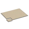 Typische Verlegung oder Einbausituation für den Artikel 6883 von WARCO - Fitness Max vloersysteem, Farbton Travertin in der Abmessung 44,6 x 44,6 × 2,8 cm.