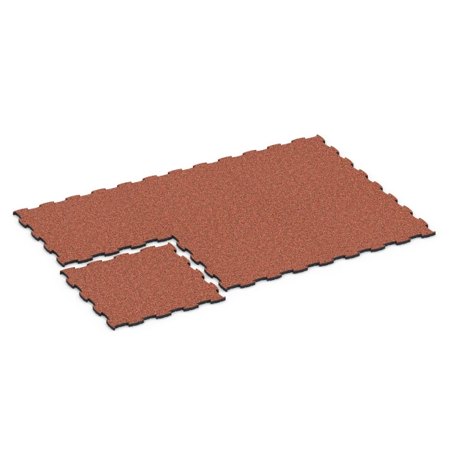 Typische Verlegung oder Einbausituation für den Artikel 6854 von WARCO - Fitness Active vloertegel, Farbton Etna in der Abmessung 97,1 x 97,1 x 2,8 cm.