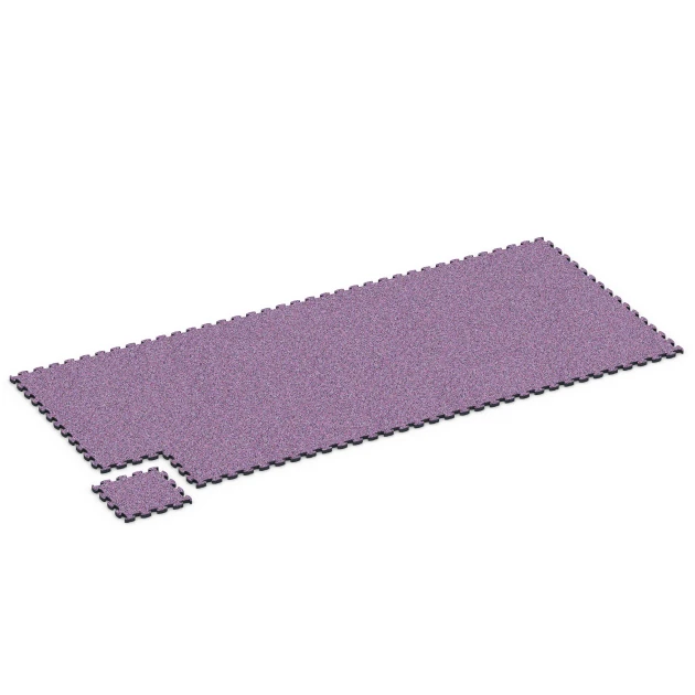Typische Verlegung oder Einbausituation für den Artikel 6819 von WARCO - Steentapijt kliktegel, Farbton Lavendel in der Abmessung 28,9 x 28,9 x 1,8 cm.