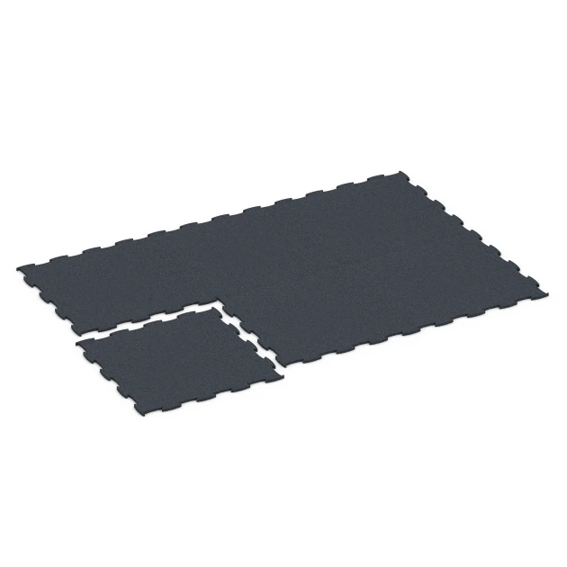 Typische Verlegung oder Einbausituation für den Artikel 6962 von WARCO - Fitness Premium sportvloer, Farbton Antraciet in der Abmessung 99 x 99 x 1,8 cm.