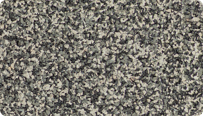 Farbmuster zum WARCO Farbdesign Heller Granit für natürlich anmutende Oberflächen aus voll durchgefärbtem EPDM-Gummigranulat.